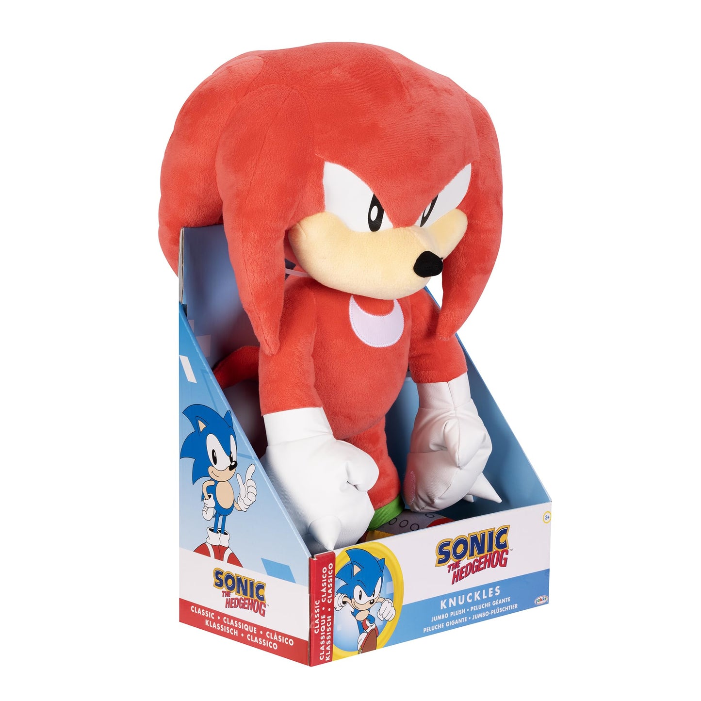 Sonic The Hedgehog Jumbo Plush Knuckles 18 Inches Tall