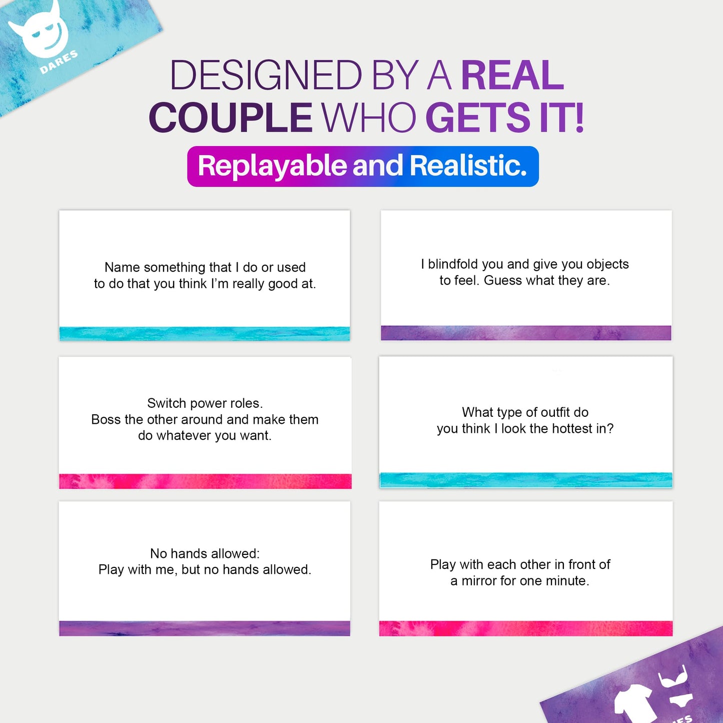 Why Don't We - Why Not? Fun and Romantic Board Game for Couples - 170 Cards with Conversations Dares and More for 2 Players