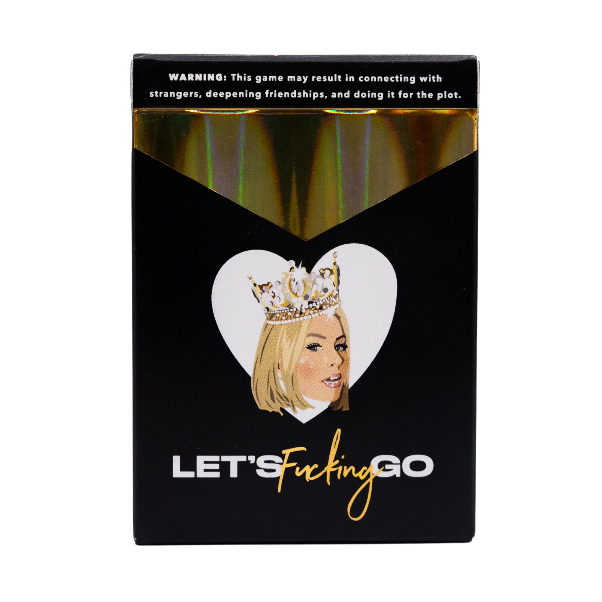 Let's F*ing Go Party Card Game, 50 Bold Prompts, Social Ice Breaker for Friends and Groups