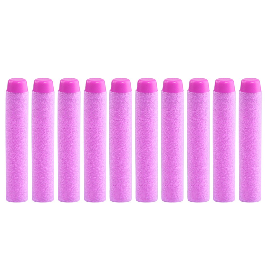 PeleusTech Refill Bullets, 100Pcs Dart Refills for Nerf Rebelle Dart Fire Blaster - Pink