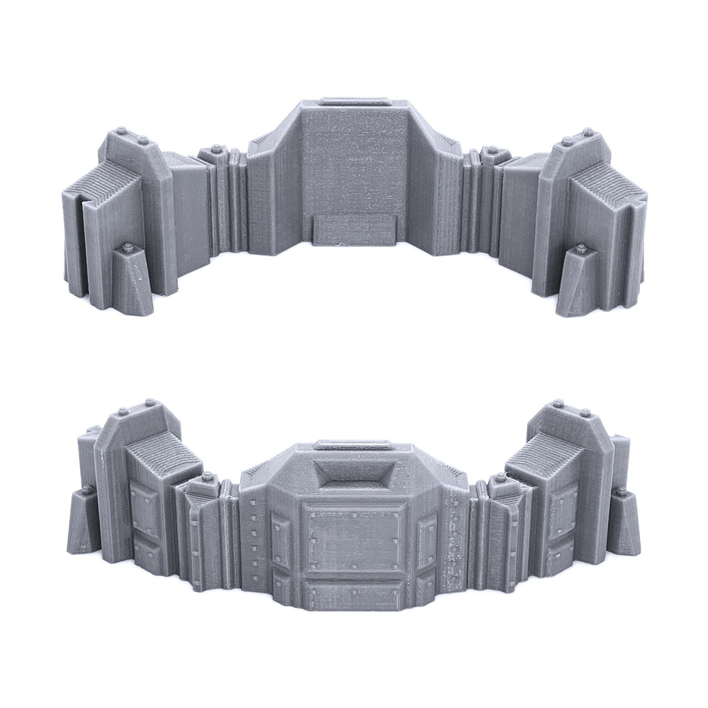 EnderToys Connecting Barricade Wall Expansion Pack, 3D Printed Tabletop RPG Scenery and Wargame Terrain for 28mm Miniatures