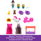 Polly Pocket & Minions Playset with 1 Doll, 2 Minions Figures & Fluffy the Unicorn Toy, Collectible Compact with 9 Accessories