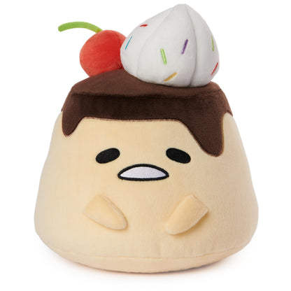 GUND Sanrio Flan Gudetama 9-Inch Egg Dessert Plush Toy; Ages 1+