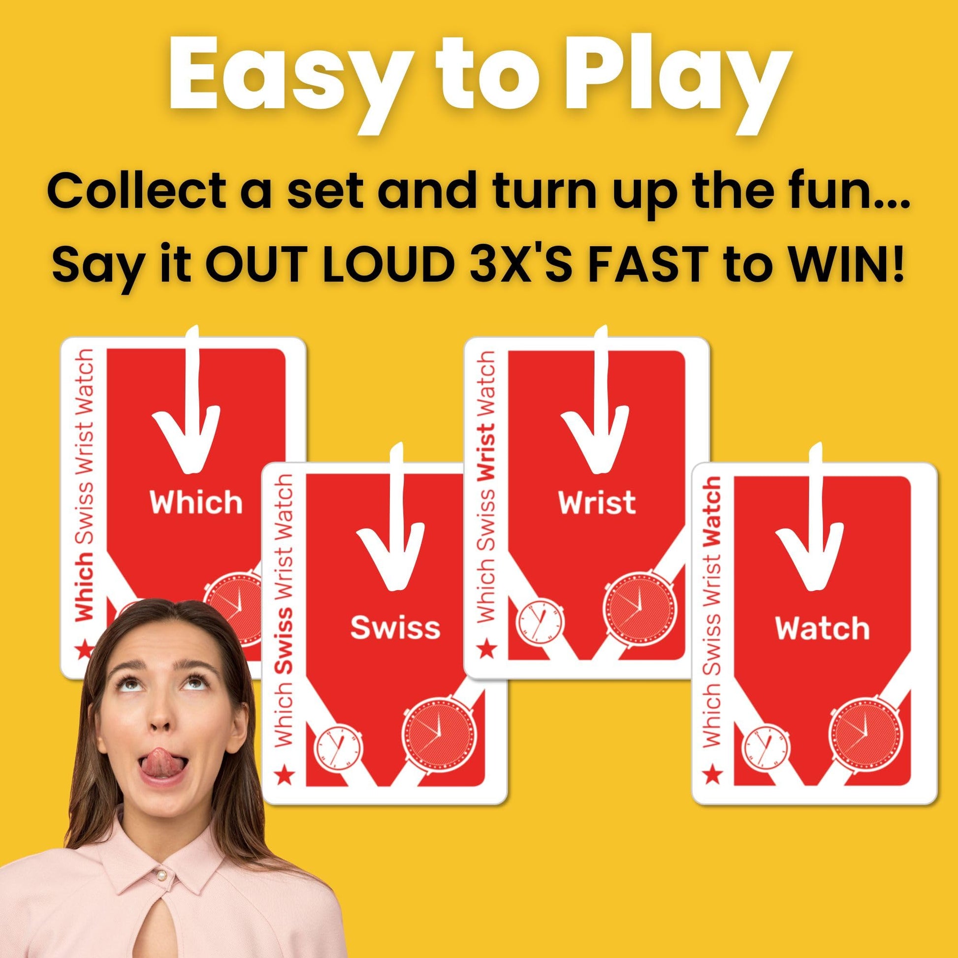Really?! Tricky Tongue Twisters Card Game for Kids and Adults - Fun Family Game Night Game for Ages 8 and Up - Educational and Travel Friendly