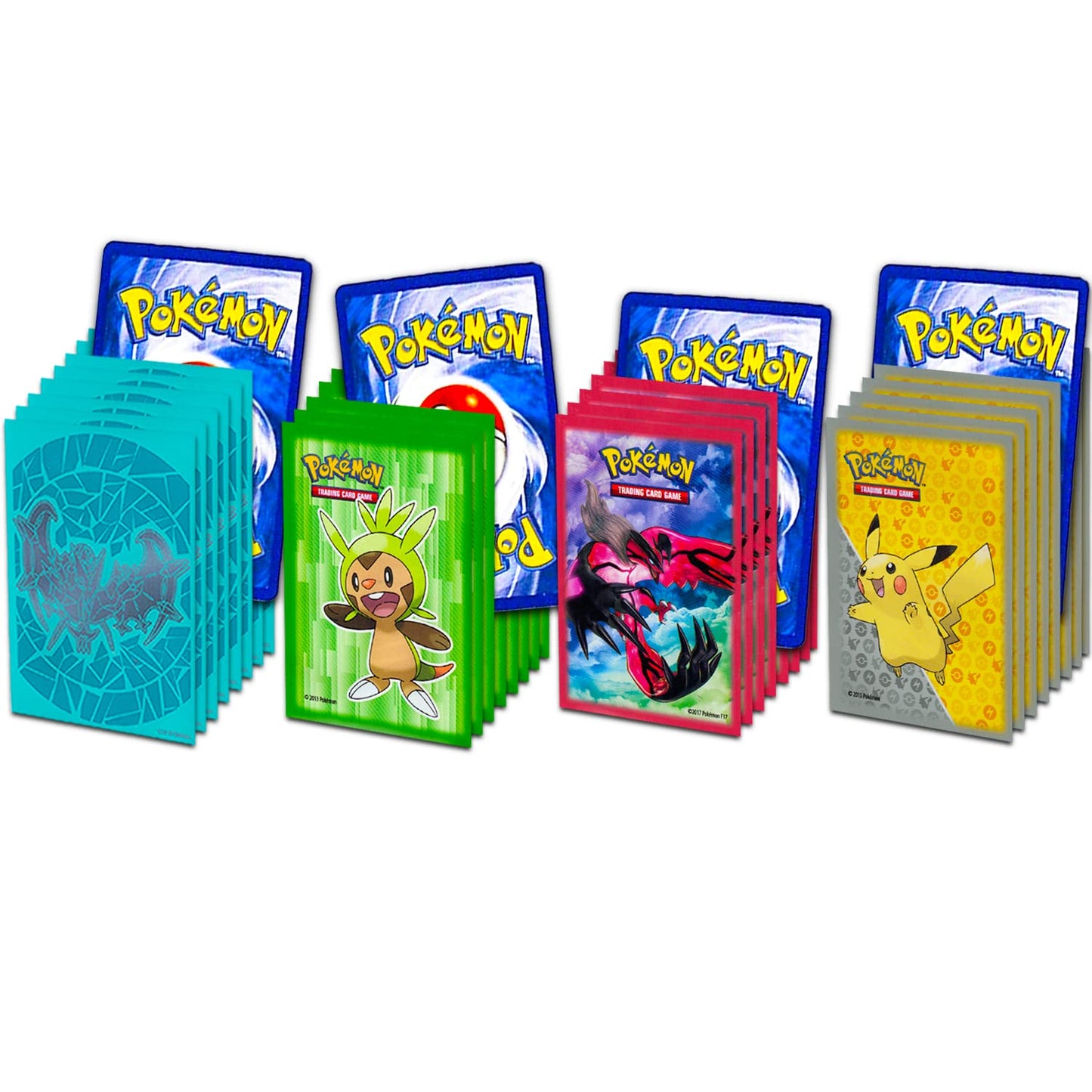 Pokemon Sleeves for Cards with Designs Bulk Bundle
