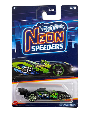 Hot Wheels Neon Speeders 1:64 Diecast (GT Hunter 5/8)