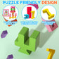 XPQKDC Wooden Number Building Blocks - 20Pcs Stacking for 3+ Years Old Kids, Digital Building Blocks, 1-10 Digital Blocks Toys, Balance Competition