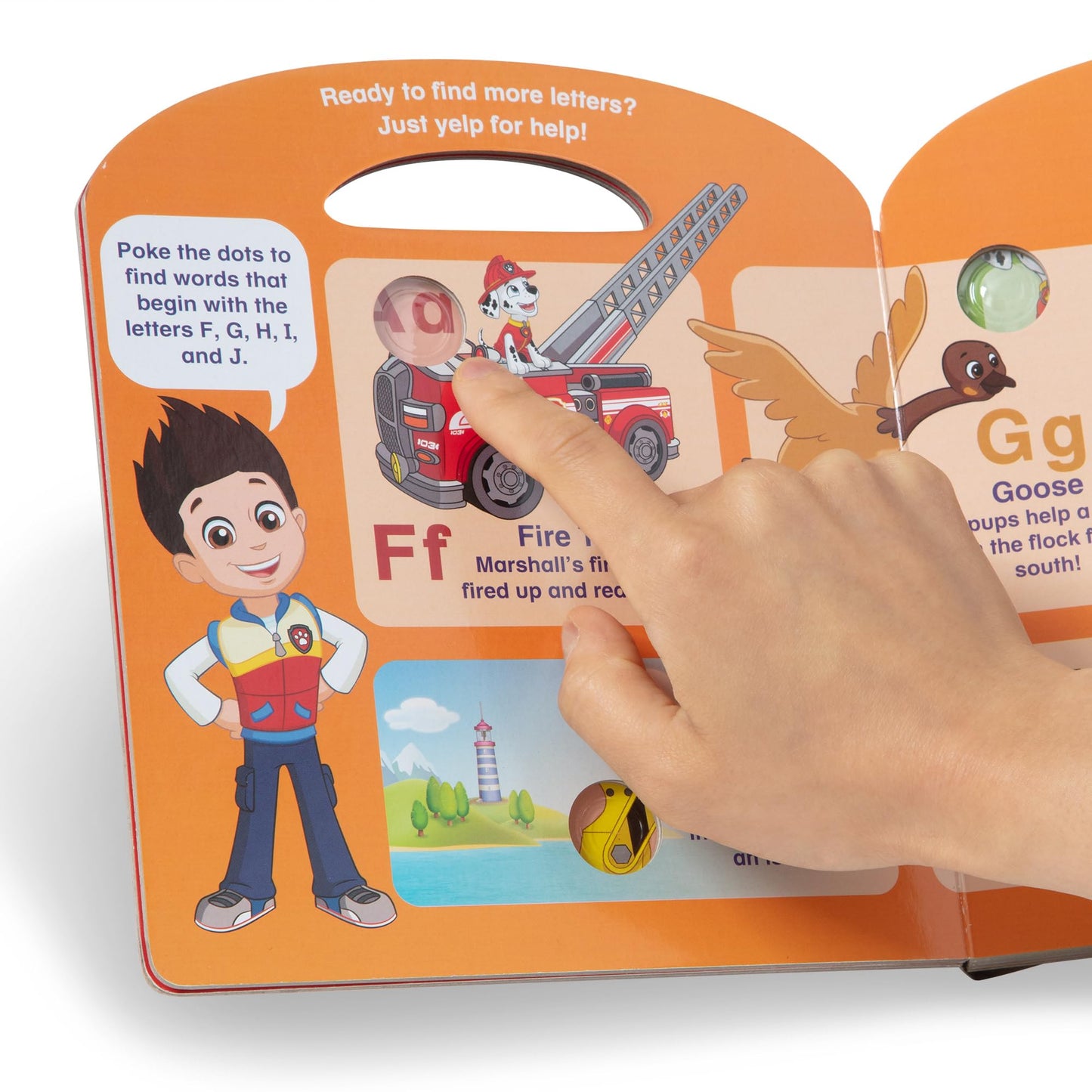 Melissa & Doug PAW Patrol Children's Book - Poke-A-Dot: Alphabet Adventure