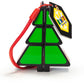 Rubik's Cube Christmas Tree Puzzle Game for Adults & Children, Mini Puzzle Keyring Size 1 x 2 x 3 cm Christmas Tree Decoration Problem Solving