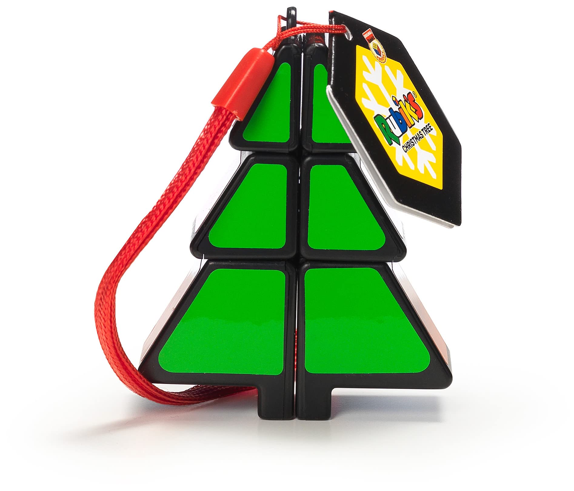 Rubik's Cube Christmas Tree Puzzle Game for Adults & Children, Mini Puzzle Keyring Size 1 x 2 x 3 cm Christmas Tree Decoration Problem Solving