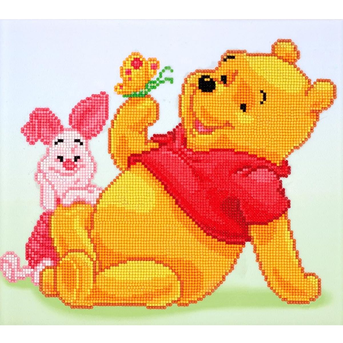 DIAMOND DOTZ Disney Winnie The Pooh with Piglet Diamond Painting Kits for Adults - Diamond Art Kits a Relaxing Creative Craft Kit with Dotz Gems 14x10