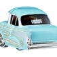 CarTuned 3 Pack Series 1 Cruizn Da BLVD & Drip'd 1957 Chevy Bel Air Kandy Light Blue Lowrider, 1987 Chevy C10 Truck Kandy Green Lowrider, 1953 Chevy