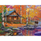 Bits and Pieces - 300 Piece Jigsaw Puzzle for Adults - 18" x 24" - Off The Grid - 300 pc Large Piece Fall Autumn Jigsaw by Bigelow Illustrations