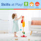 Melissa & Doug Dust Sweep Mop, 6-Pc. Toddler Cleaning Set with Kids Broom & Accessories, Preschool Learning Activities & Kids Toys for Girls & Boys 3+