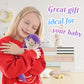 Athoinsu 12'' Purple Mermaid Stuffed Animal Soft Cute Adorable Mermaid Princess Plush Toy Doll Birthday Children's Day Decors for Toddler Girls