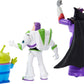 Mattel Disney Pixar Storytellers Story Intergalactic 3-Pack of Action Figures, 4-Inch Scale Buzz Lightyear, Zurg & Alien Posable Toys