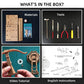 YAQUMW Adjustable Crossbow Siege Ancient Chariot Catapult Machinery Stone-Thrower Slingshot 3D DIY Wooden Puzzle Tabletop Game Model Kits Stem