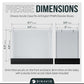 Dinavio Crafthouse PKMN Booster Box Case Acrylic Display - Booster Box Protector Case - 8mm + 5mm Acrylic 5x3mm Magnets - Compatible with PKMN Booster