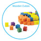 hand2mind Wood Blocks, Counting Cubes for Kids Math, 1 Inch Blocks for Preschool Crafts, Early Math Manipulatives for Preschool, Classroom Supplies