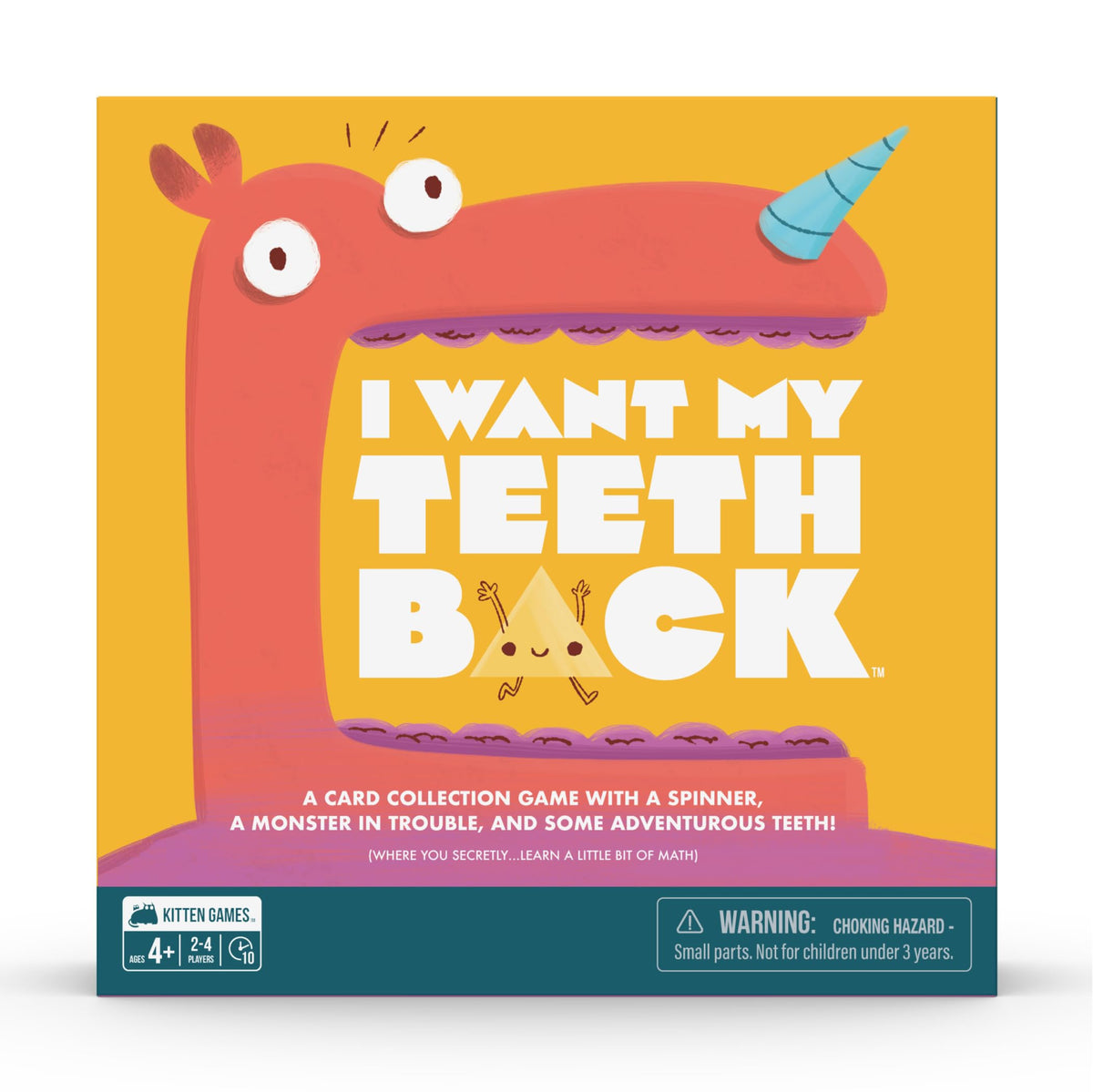 Exploding Kittens I Want My Teeth Back, 2-4 Players, Ages 4+ Kids Game
