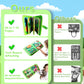 Kkogleam Busy Book for Toddlers 1-3, Montessori Toys for 1 2 Year Old Boy Girl Birthday Gifts, Farm Animal Busy Board Educational Learning Quiet