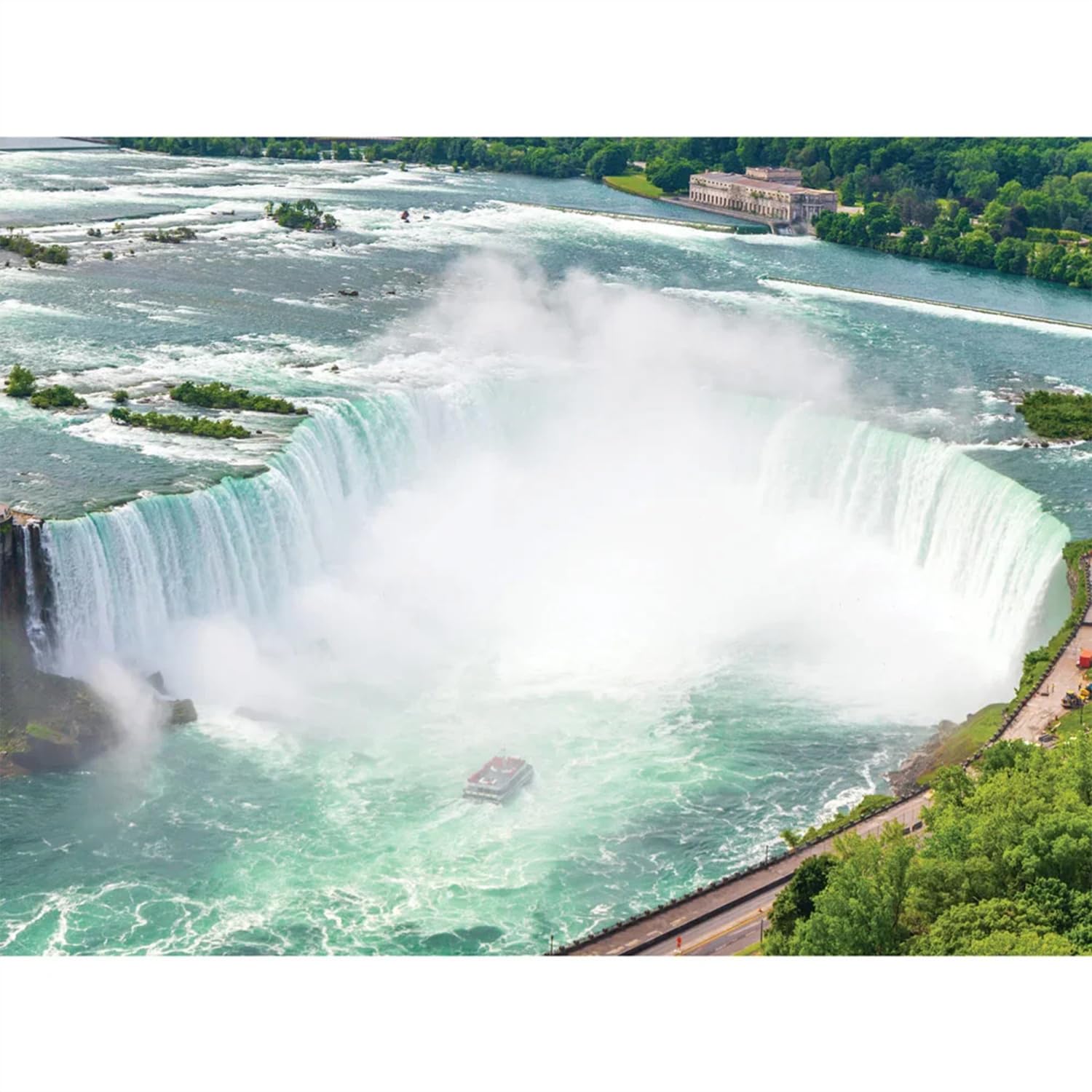 Bits and Pieces 500 Piece Puzzles for Adults - Large 18" x 24" Jigsaw Puzzles 500 Pieces, Random Die Cut, No 2 Pieces Alike, Niagara Falls