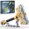 Finger Rock Thor Battle Hammer Toy Building Blocks Set for Adults, Legendary Hammer Building Kit with a Base for Display, 1317 Pieces Classic Toy