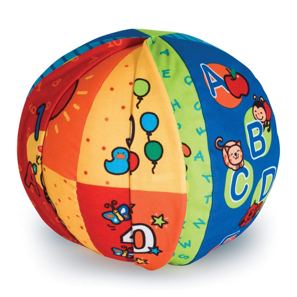 Melissa & Doug 2-in-1 Talking Ball: K's K i d s Series Learning Toy Bundle with 1 Theme Compatible M&D Scratch Fun Mini-Pad (09181)