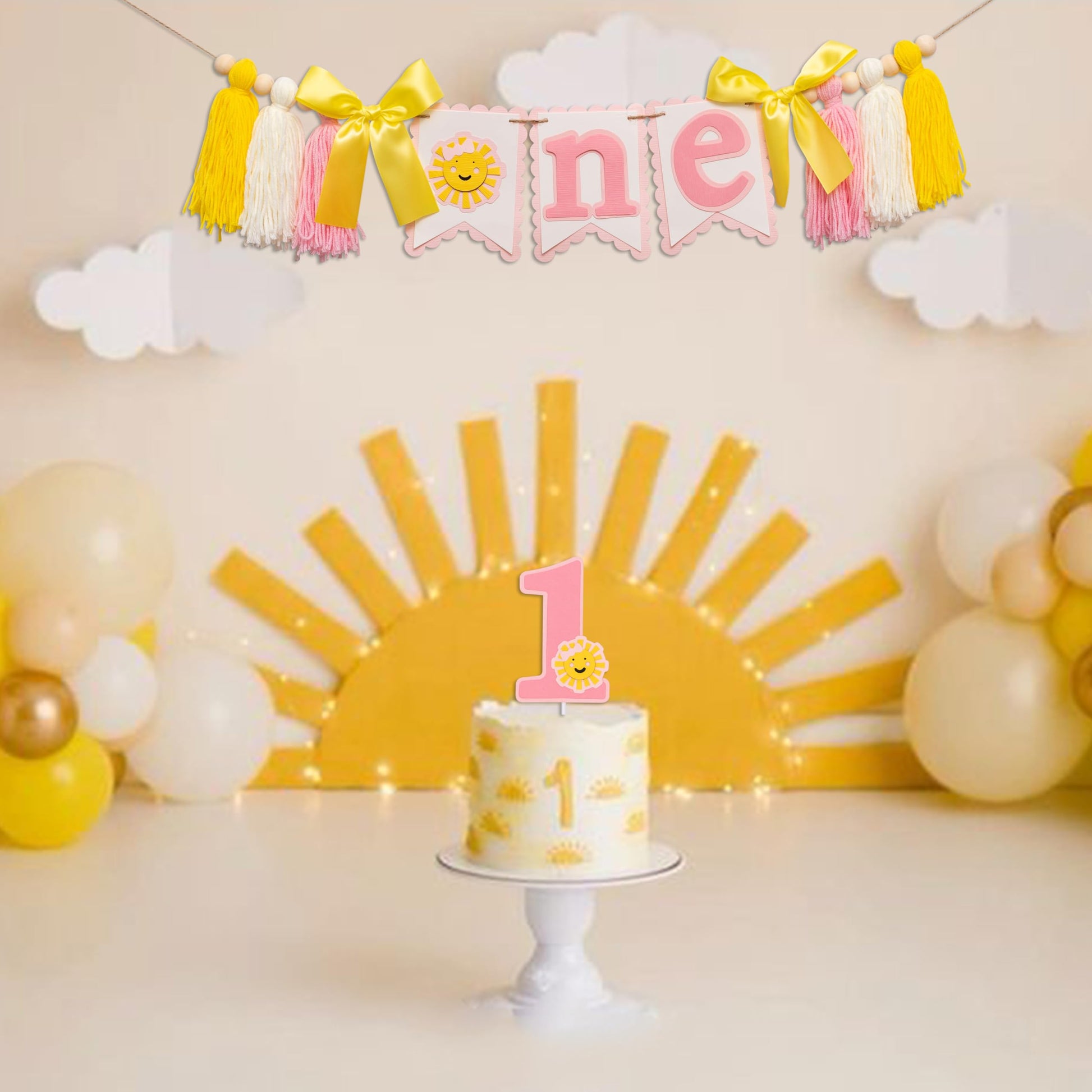 Gostman Sun One Birthday Decoration Set
