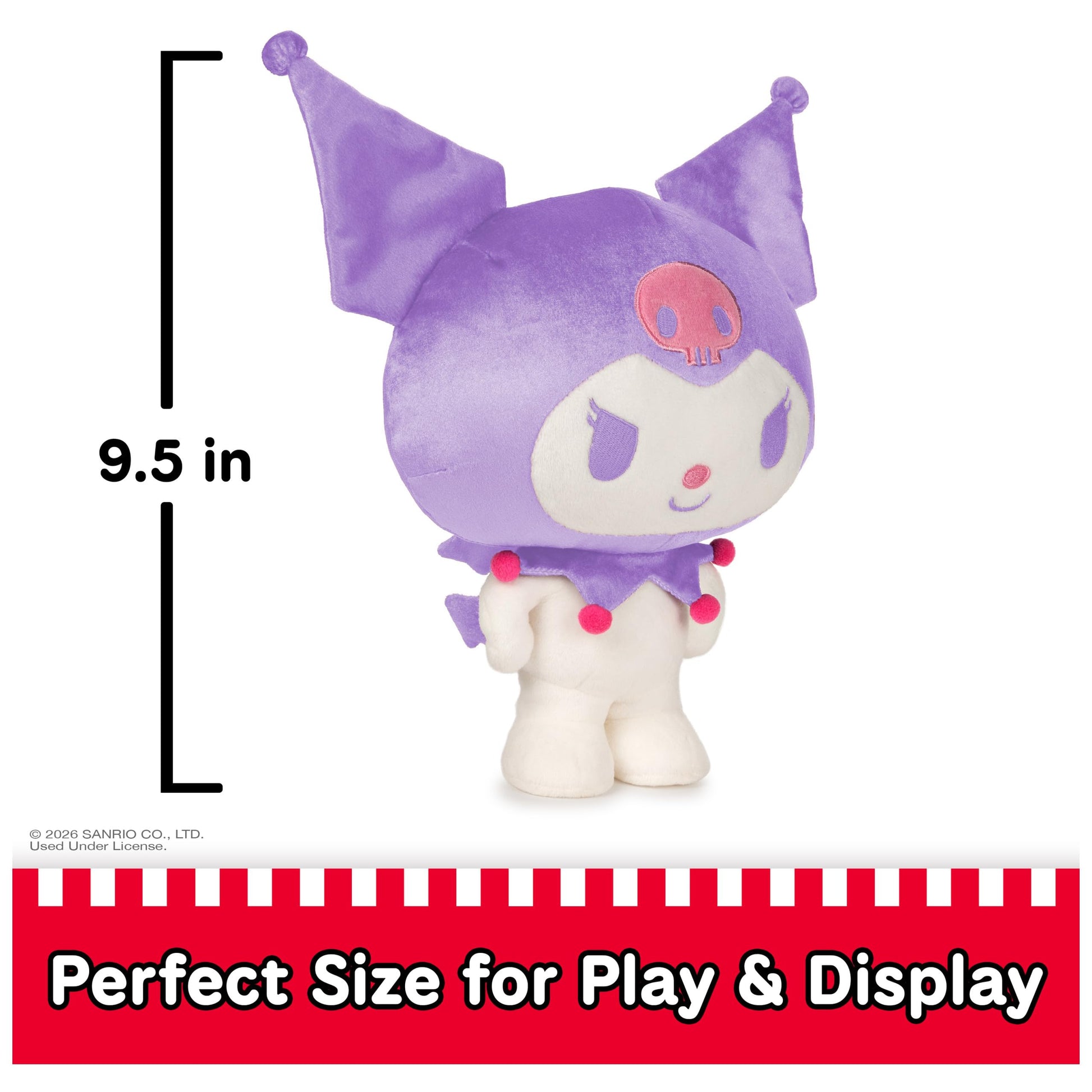 GUND Sanrio Kuromi 9.5-Inch Plush Toy for Ages 1+