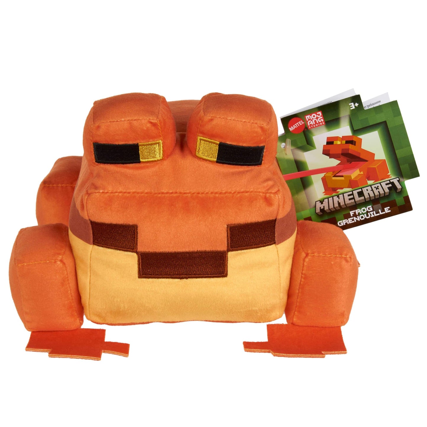 Mattel Minecraft JDW11 20cm Collectible Frog Plush Toy from Video Game Character