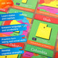 GeoCards USA Flashcards, States and Capitals, Geography Games for Ages 4+