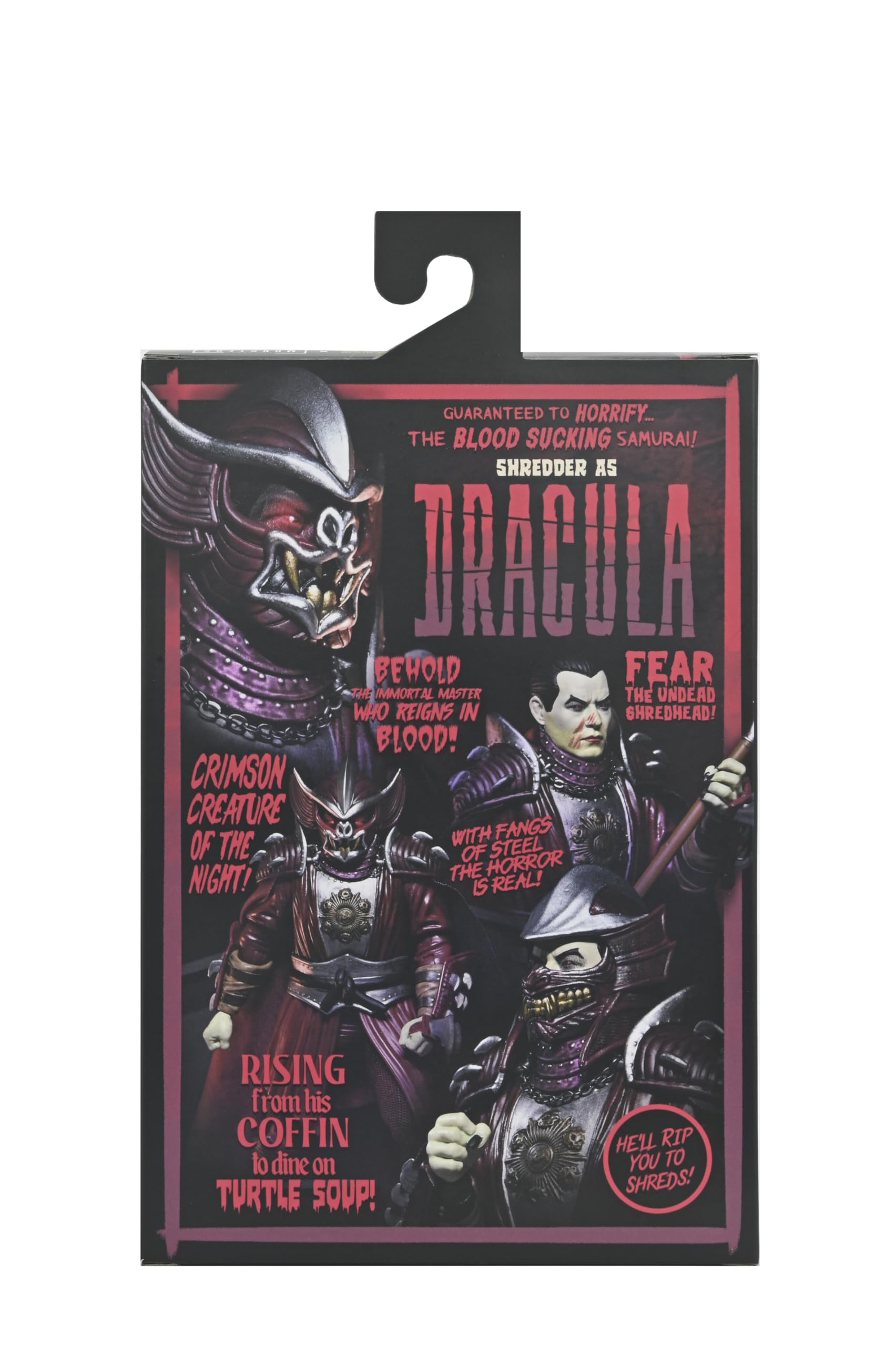 NECA Universal Monsters x Teenage Mutant Ninja Turtles 7" Scale Shredder as Dracula Crimson Figure