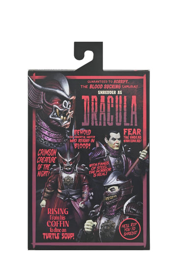 NECA Universal Monsters x Teenage Mutant Ninja Turtles 7" Scale Shredder as Dracula Crimson Figure