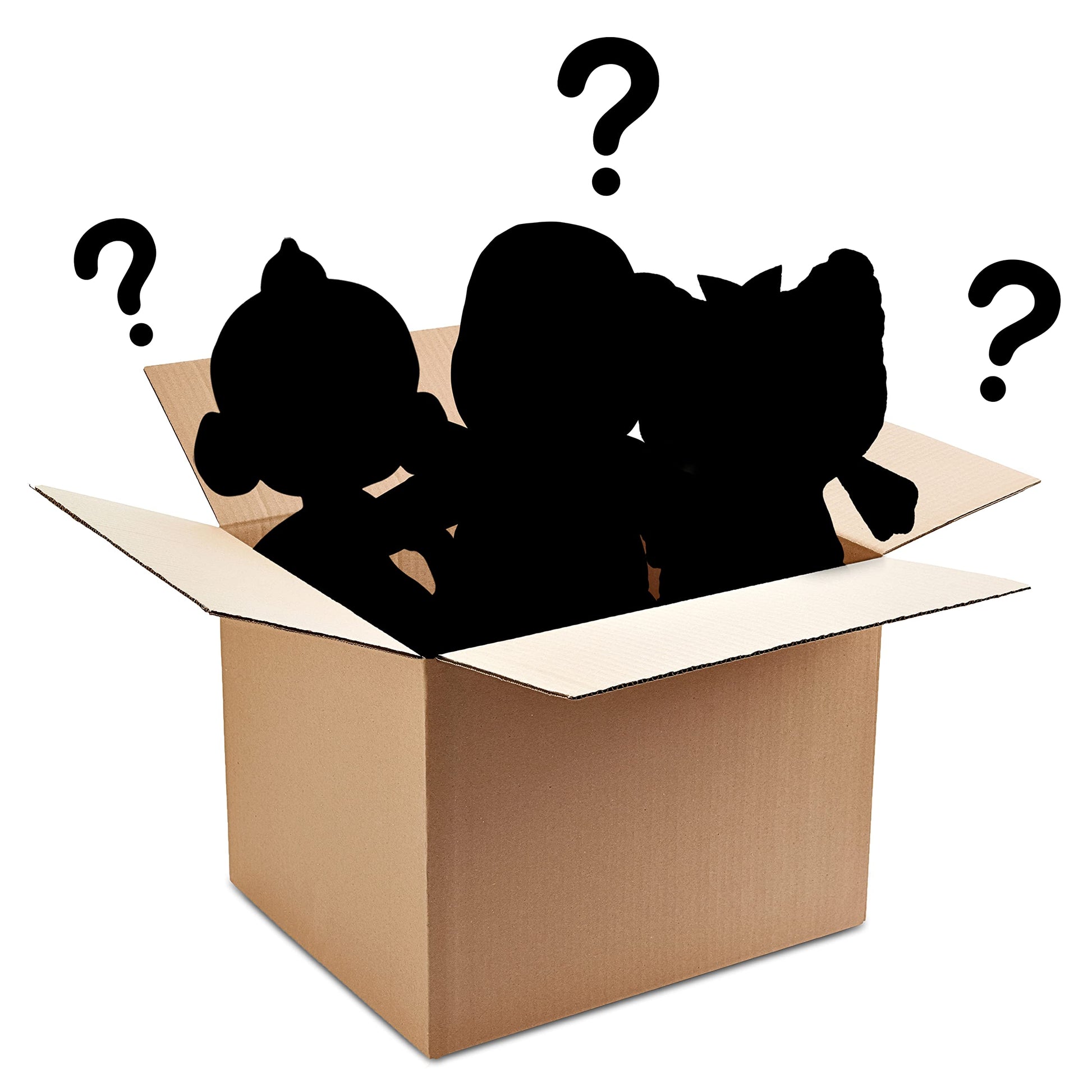 Pokemon Fire Type 8" Plush Mystery Blind Box 3-Pack - Get Three Officially Licensed 8 Inch Fire Pokemon - Authentic Collectible Soft Stuffed Animal