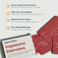 HOW TO SAY IT® Impressive Interviews by Gorick Ng, 52 Scenario-Based Flashcards with Video Tutorials, Job Interview Prep (55, Red, Interviewing