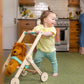 LOVEVERY | The Buddy Stroller | Wooden Toy Doll Stroller for Pretend Play, Ages 12 Months+