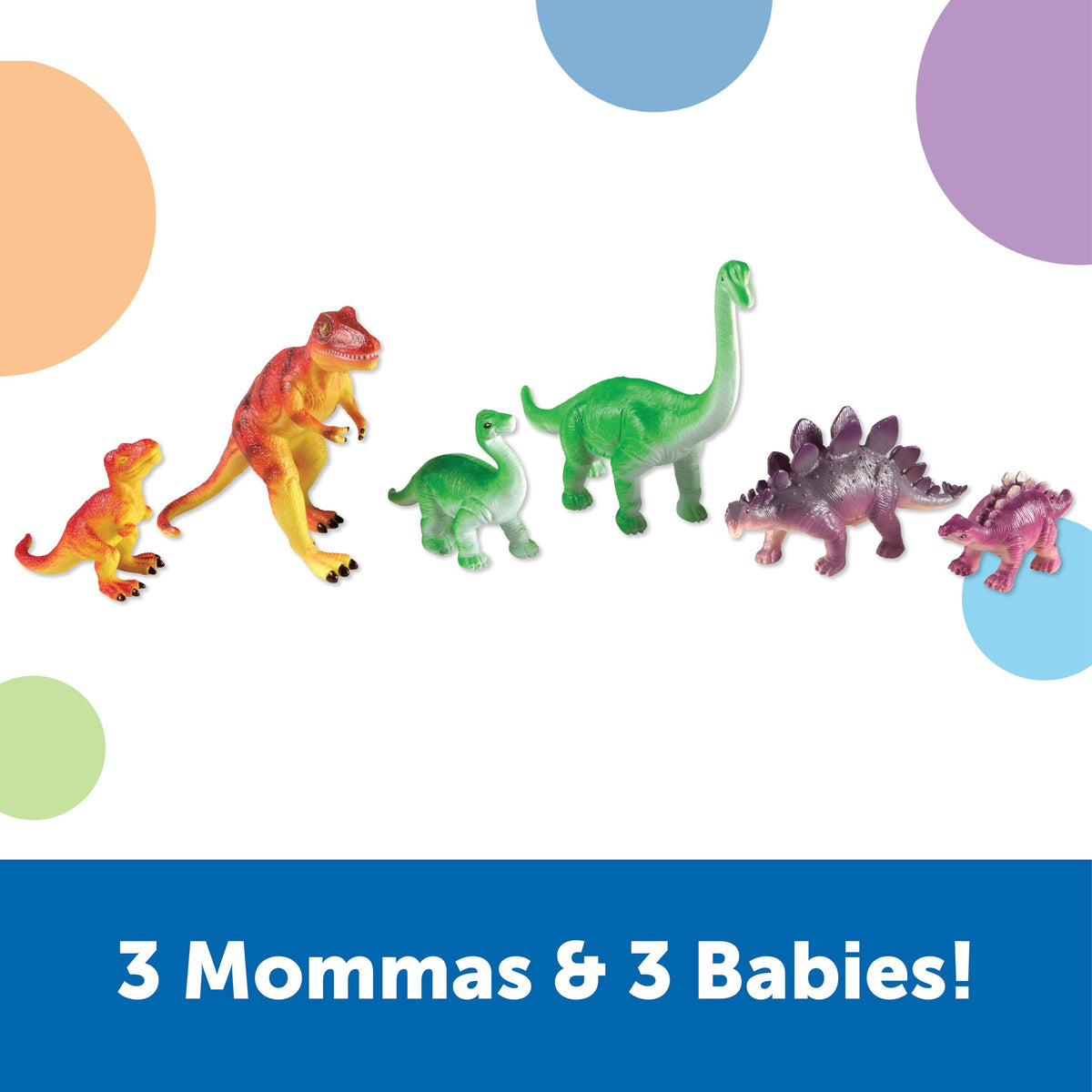 Learning Resources Jumbo Dinosaurs Mommas and Babies