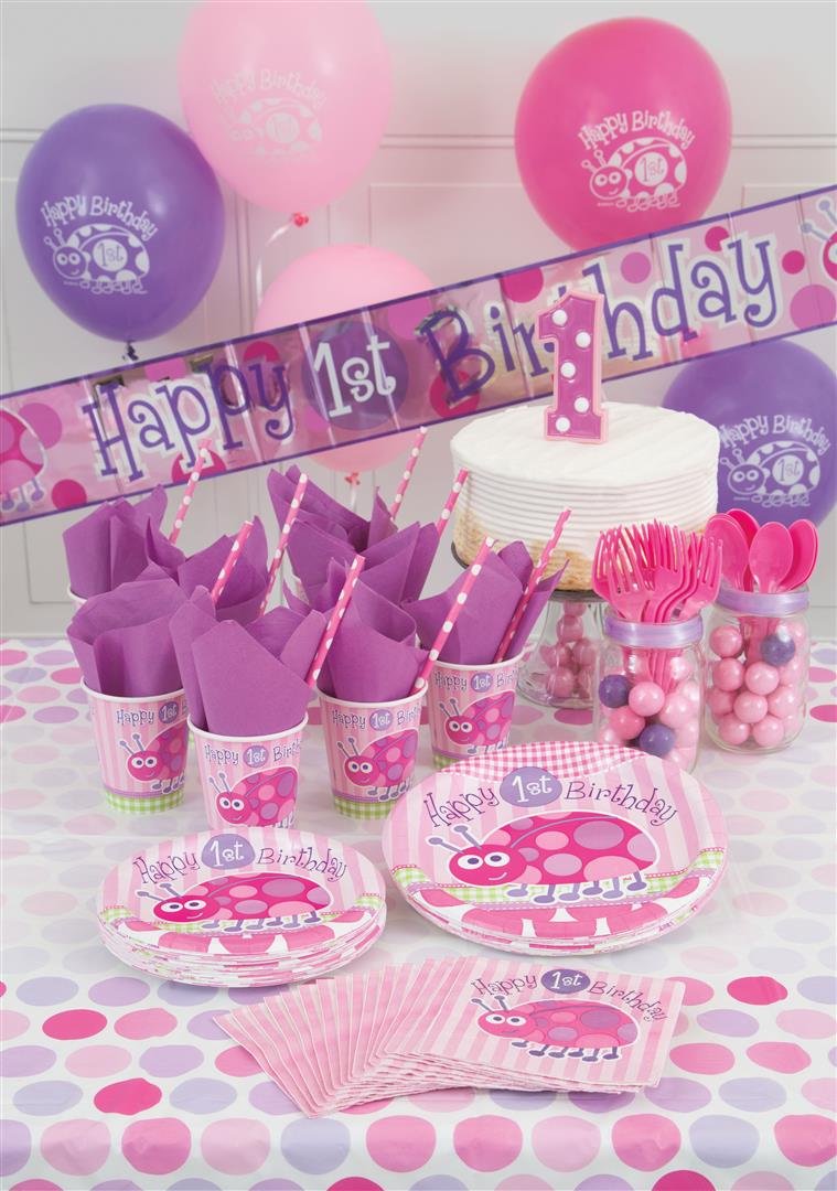 9oz Ladybug 1st Birthday Party Cups, 8ct
