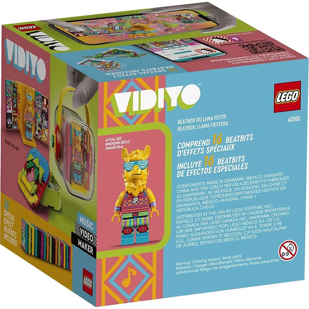 LEGO VIDIYO Party Llama Beatbox 43105 Building Kit with Minifigure; Creative Kids Will Love Producing Music Videos Full of Songs, Dance Moves