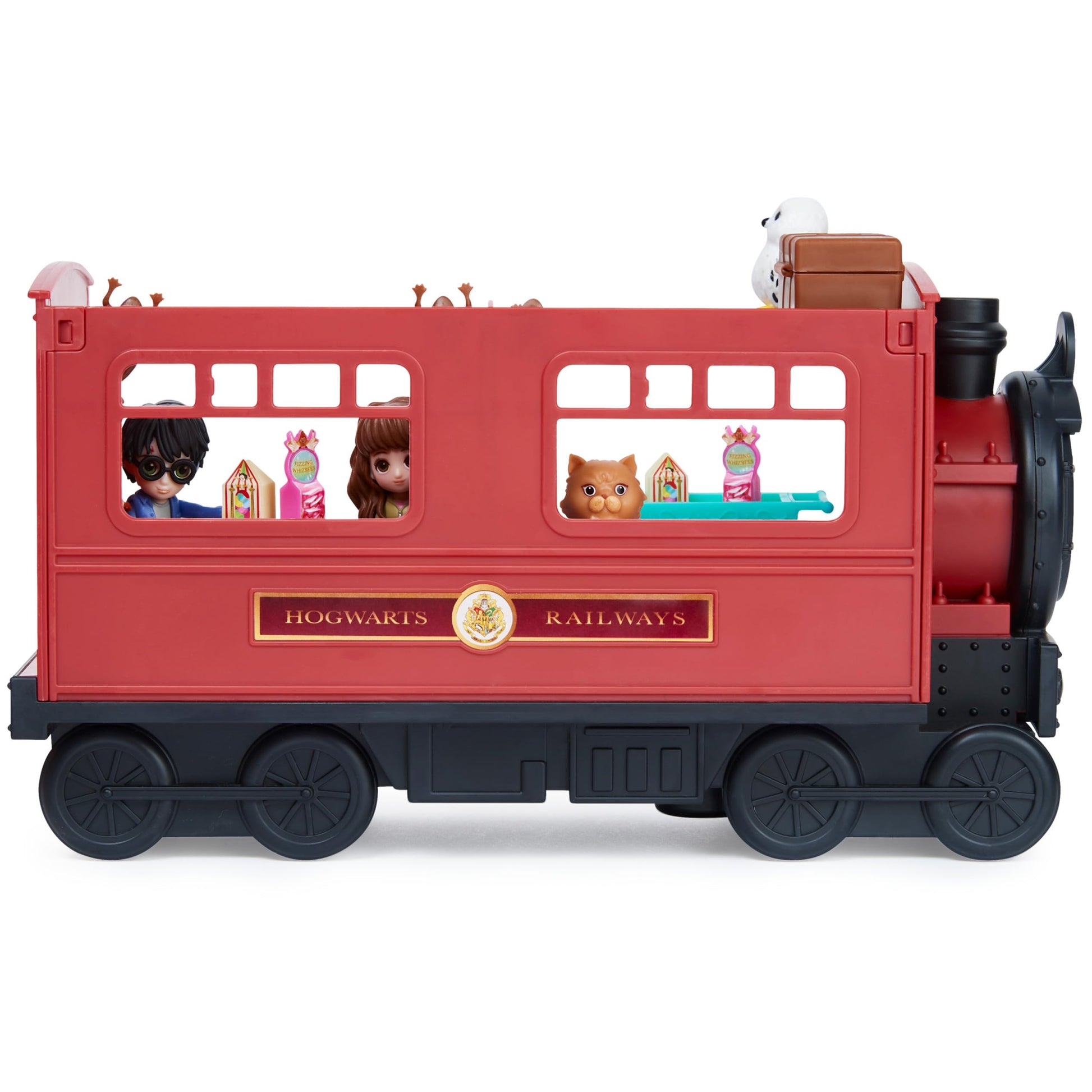 Wizarding World Harry Potter, Amazon Exclusive Deluxe Diagon Alley & Hogwarts Express, 4 Playsets in 1 with Lights & Sounds, 5 Figures, 33 Accessories