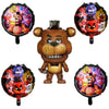 GeRRiT 5pc Birthday Party Foil Balloons For Five Nights at Freddy's Party Decorate Supplies For Five Nights at Freddy's