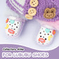 Fashion Doll Shoes for lububu, Cute Accessories for 4-7in Dolls, Purple