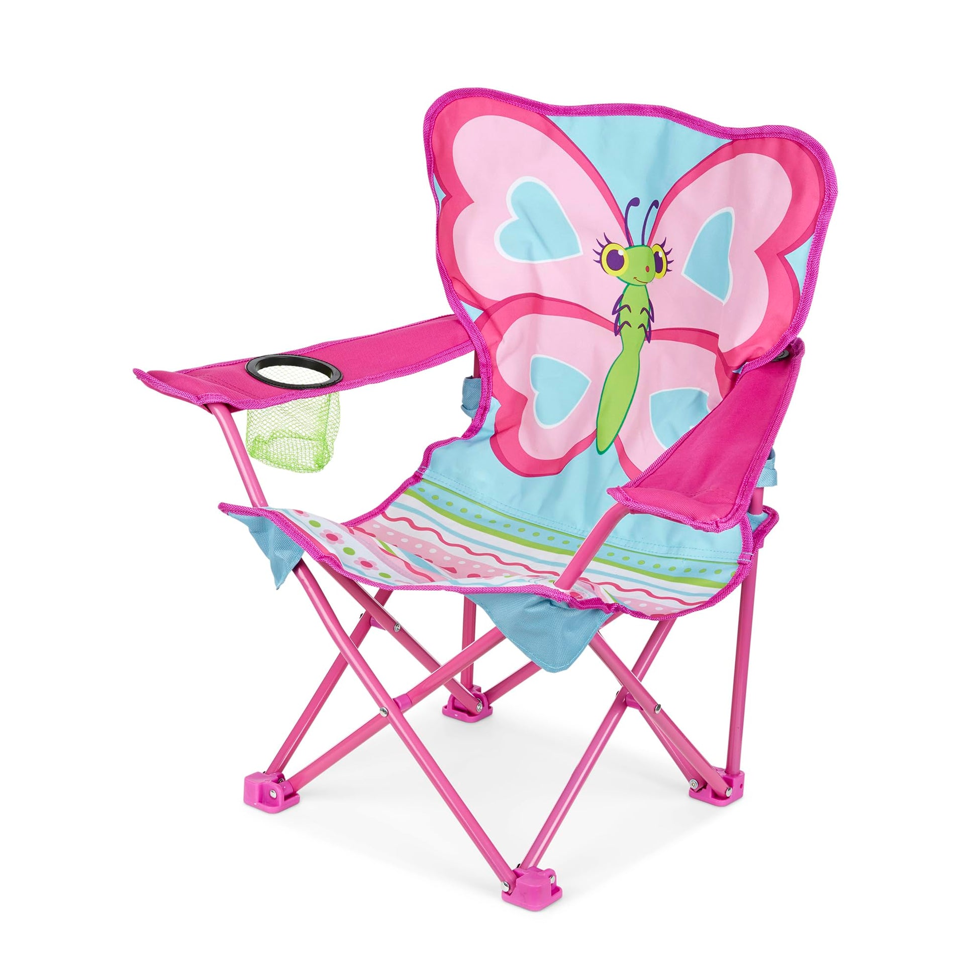 Melissa & Doug Sunny Patch Cutie Pie Butterfly Folding Lawn and Camping Chair