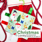 Baby Jack & Co 8x8” Baby's First Christmas, Stocking Stuffer, Santa Gift, Rudolph Red Nose Lovey Tag Toy - Crinkle Toy for Developing 5 Senses