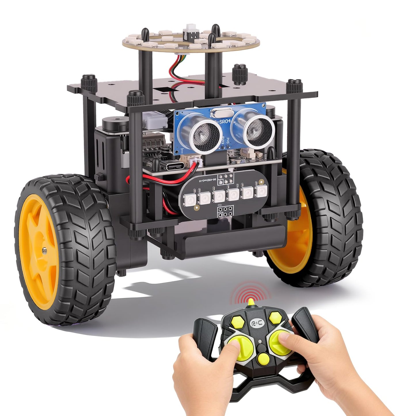 EggTailz Smart Robot Car Kit, STEM Toy for Kids 8-13