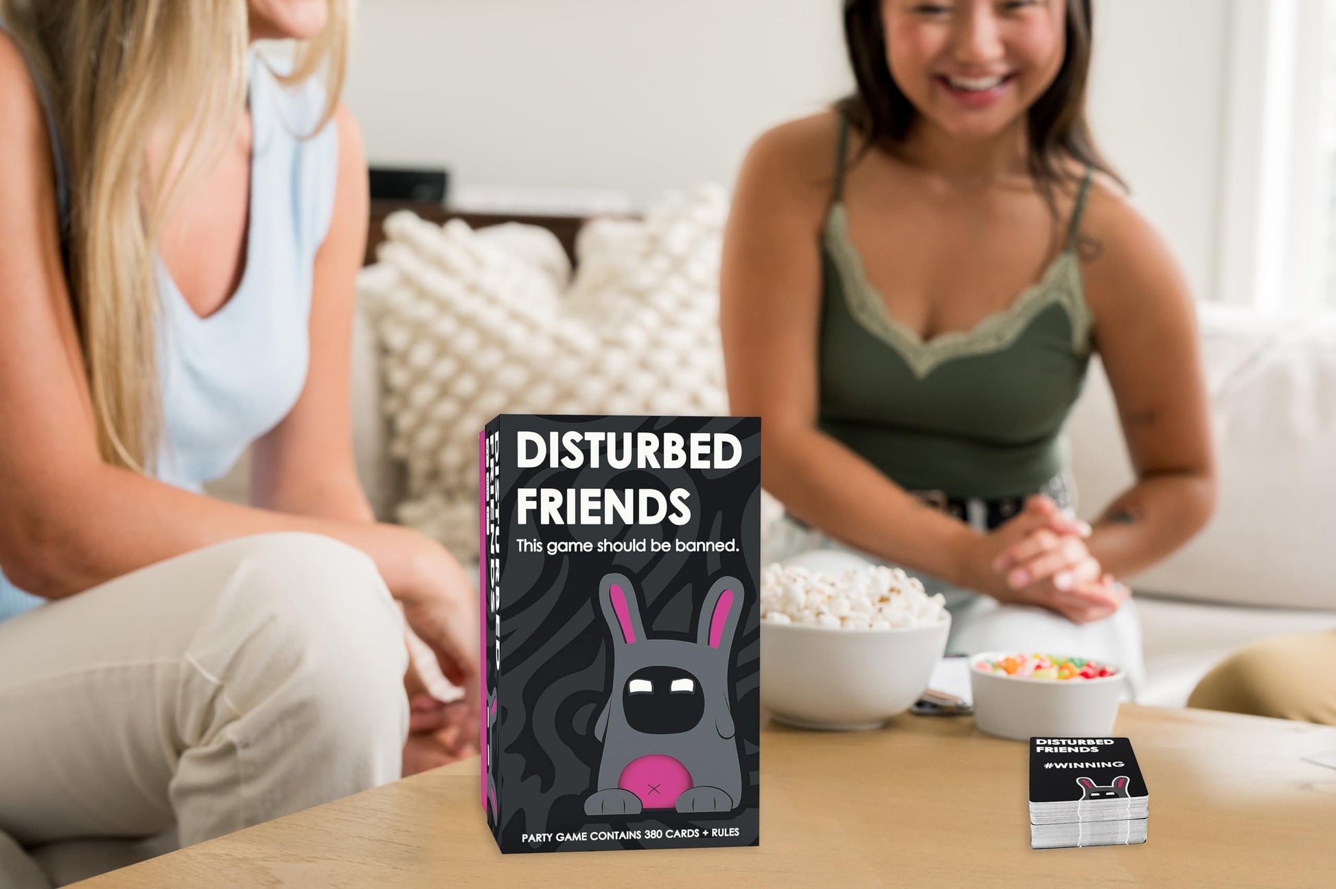 Disturbed Friends Party Game - Hilarious Adult Card Game to Find Out How Well You Know Your Friends | Funny Icebreaker Game for Parties, Pregames