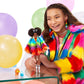 Barbie Extra Doll and Accessories with Afro-Puffs in Shaggy Rainbow Coat & Athleisure Look with Pet Poodle