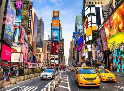 Jigsaw Puzzles for Adults 1000 Piece New York Times Square 27.56 x 19.69 Inch Puzzles 1000 Pieces for Adults Kids Educational Game Challenge Toy New