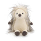 JamieCare 10''Lovely Cute Hedgehog Plush Soft Animal Toys,Cartoon Gifts Comfortable Bedroom Decation,Birthday Halloween Presents Boy,White